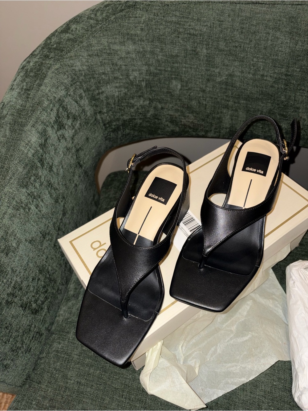 Dolce Vita YVES black leather heels